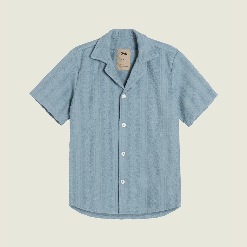 OAS Blue Short Sleeve terry Shirt